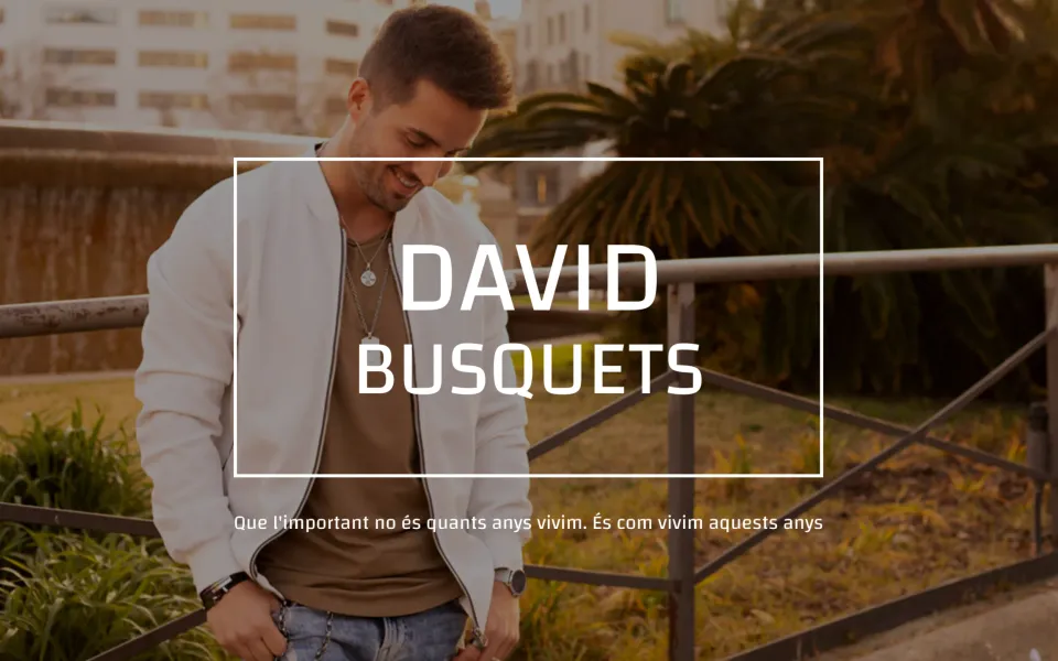 Captura del web de David Busquets