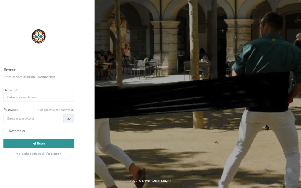 Captura del web de EnfaixApp