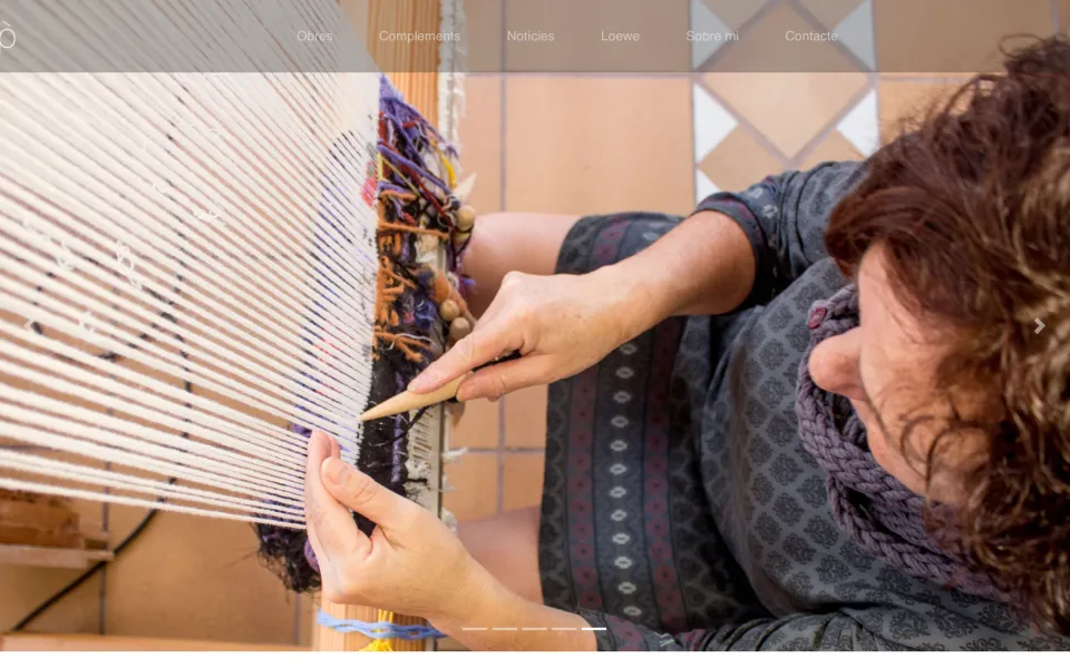 Captura del web de Mercè Paytuví