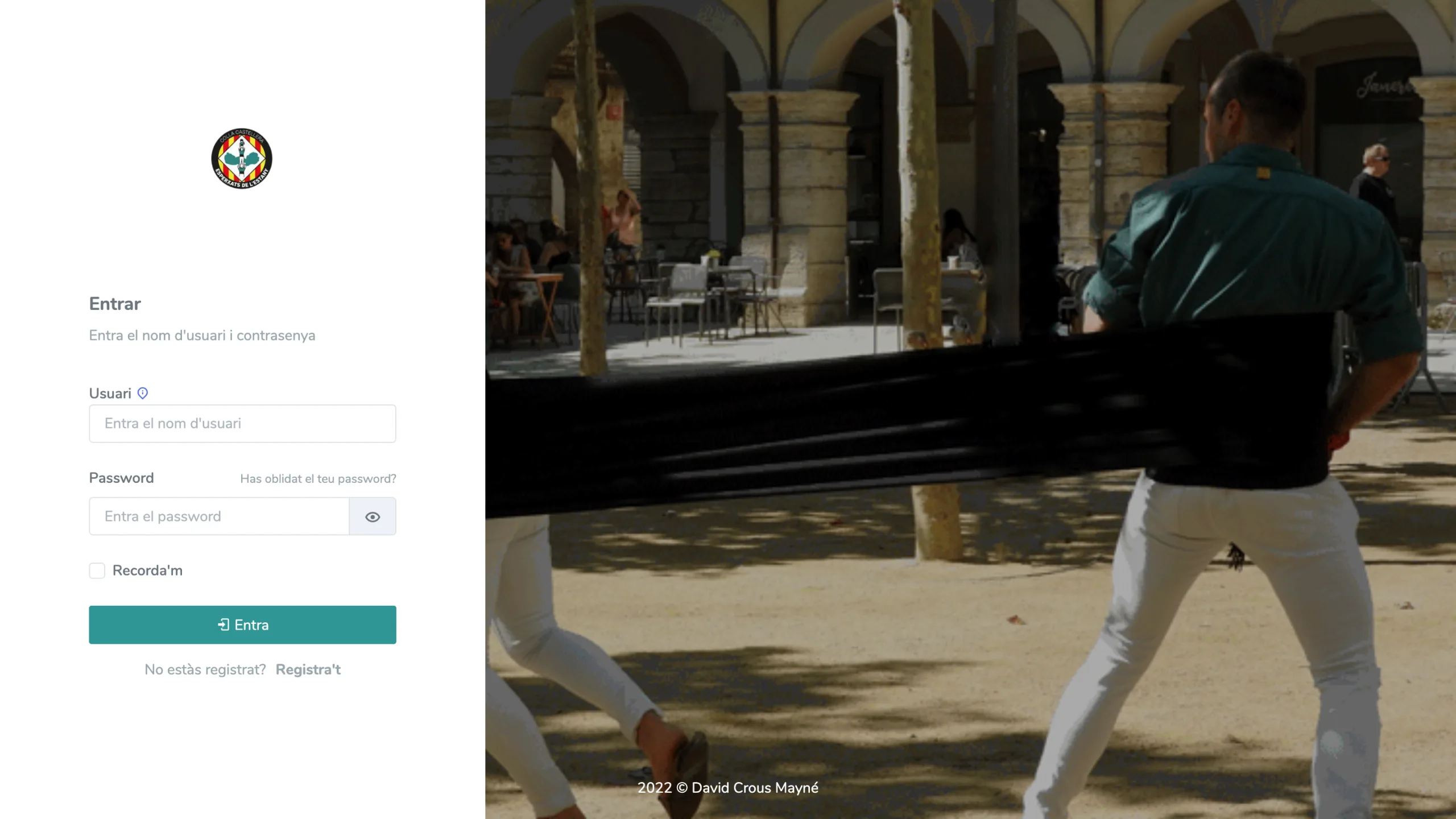 Captura del web de EnfaixApp