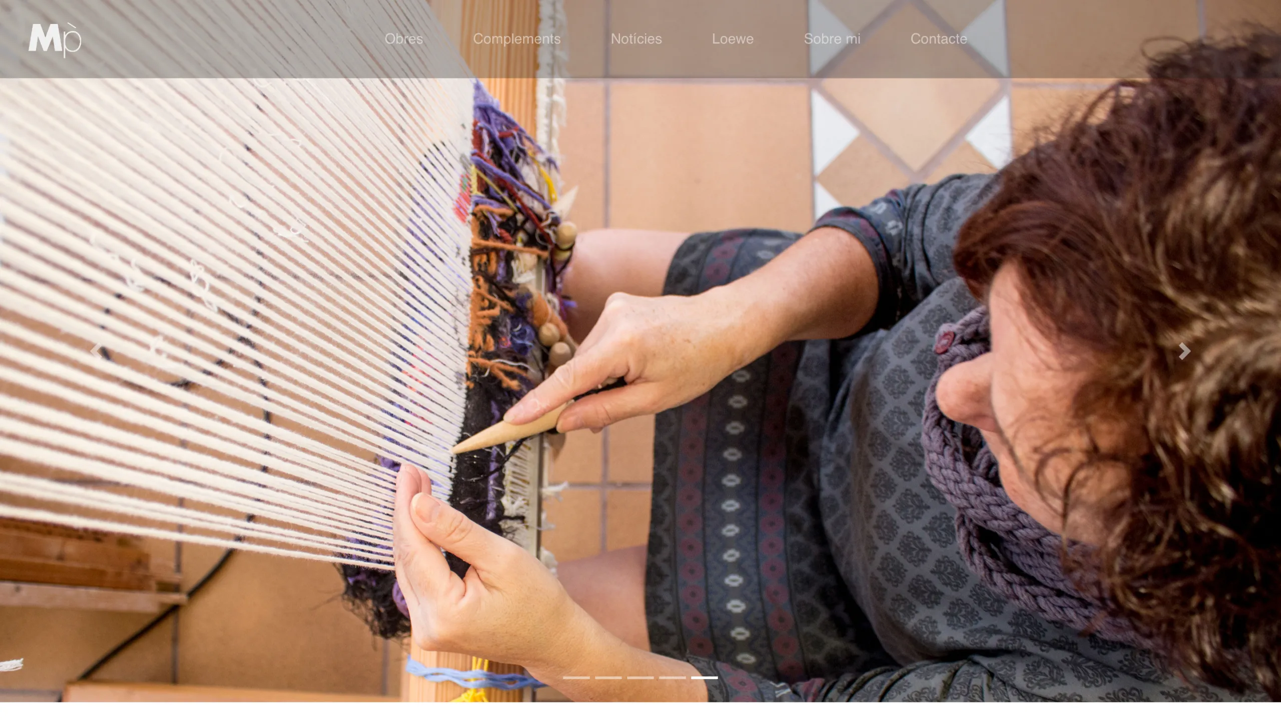 Captura del web de Mercè Paytuví