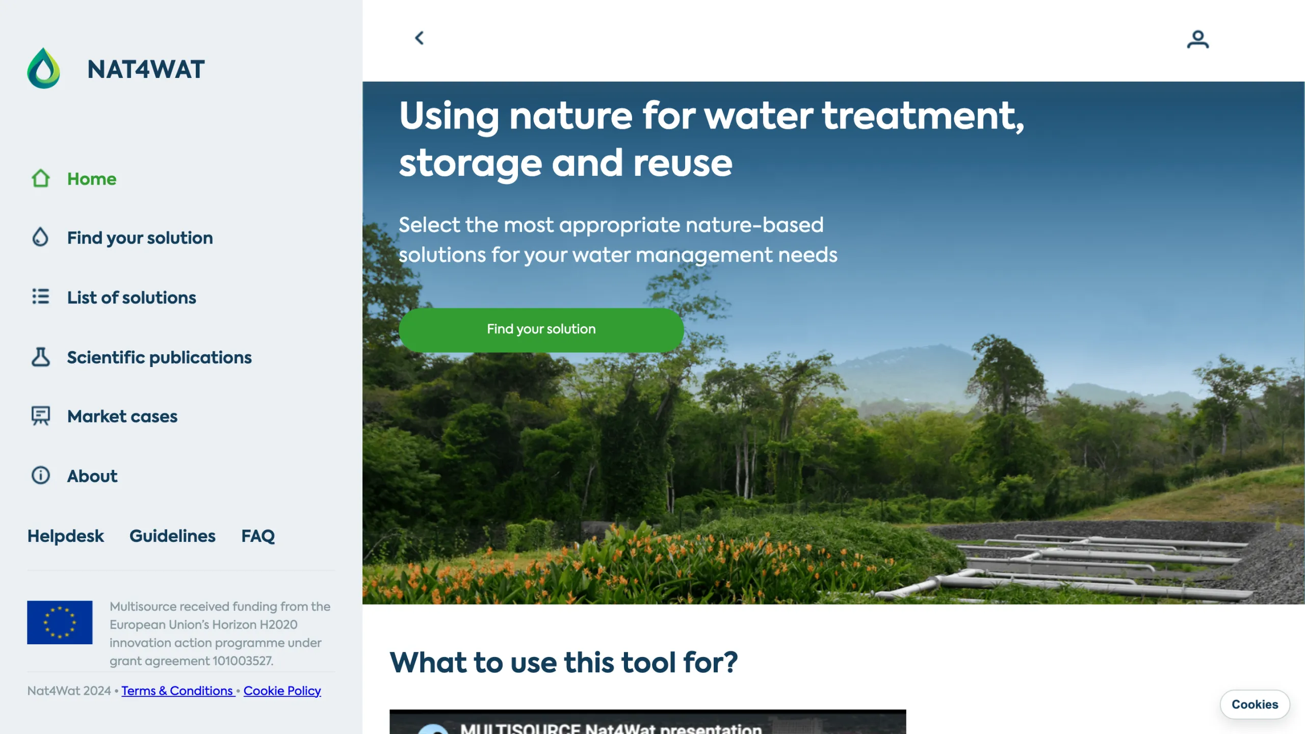 Captura del web de Nat4Wat